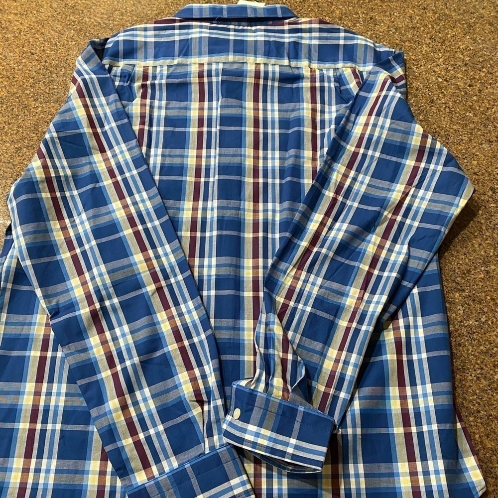 Nautica Men’s Long Sleeve Dress Shirt Large NWT​​​​​​​​​​​ - Picture 5 of 6